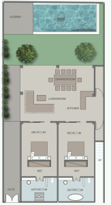 layout villa 1